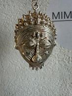 R216/Zilveren Hanger Afrikaans Masker, Gebruikt, Overige voorstellingen, Verzenden, X