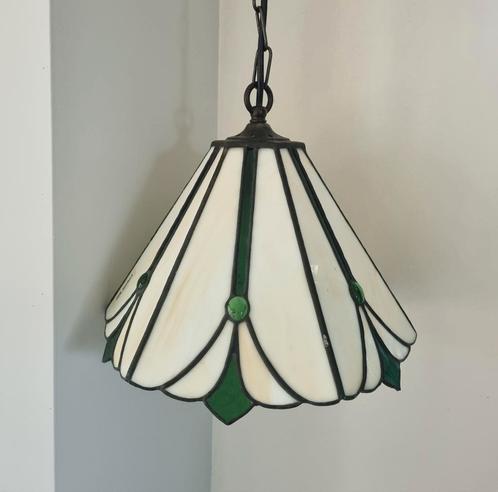 TIFFANY hanglampen set van 2 stuks, Huis en Inrichting, Lampen | Hanglampen, Zo goed als nieuw, Minder dan 50 cm, Glas, Ophalen