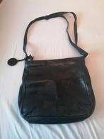 Burkely leren schoudertas, Ophalen of Verzenden, Zo goed als nieuw, Zwart, Schoudertasje
