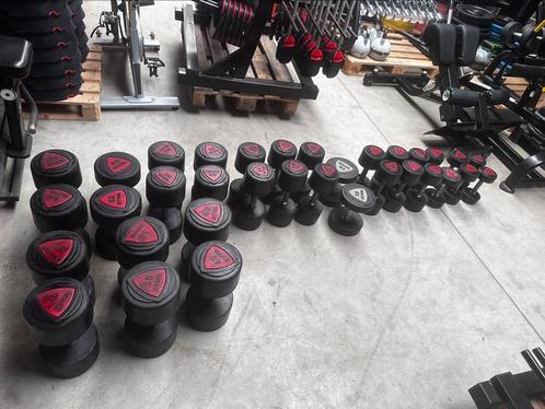 Ziva Rubberen Dumbells 6kg t/m 40kg, Sport en Fitness, Fitnessmaterialen, Gebruikt, Dumbbell, Ophalen