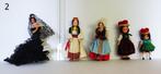 18 Folklore popjes, Verzamelen, Poppen, Ophalen of Verzenden, Zo goed als nieuw, Pop