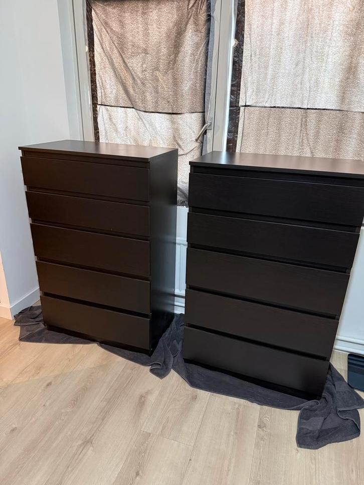IKEA Malm Ladekastjes, Huis en Inrichting, Kasten | Dressoirs, Gebruikt, 50 tot 100 cm, 25 tot 50 cm, Met lade(s), Overige materialen