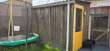 Tuinhuis c.a 4.5x 2.5m afhalen week 39 zelf demonteren. beschikbaar voor biedingen