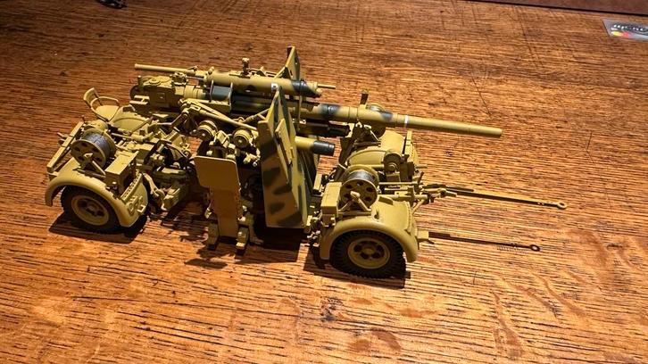 Flak 88 1/35 Unimax Forces of Valor, Hobby en Vrije tijd, Modelbouw | Overige, Zo goed als nieuw, 1:32 tot 1:50, Ophalen of Verzenden