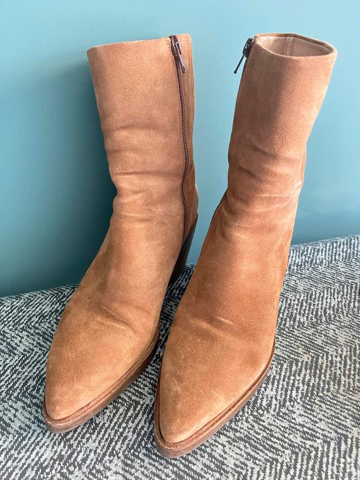 Via Vai Suède Enkellaarsjes, Kleding | Dames, Schoenen, Gedragen, Lage of Enkellaarzen, Bruin, Ophalen of Verzenden