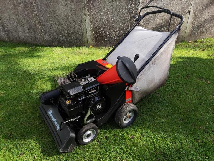 SIMPLICITY bladzuiger / versnipperaar (type Chipper Vacuum), Tuin en Terras, Bladblazers, Gebruikt, Benzine, Met opvangzak, Met versnipperfunctie