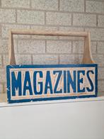 Oude houten lektuurbak, Ophalen of Verzenden, Gebruikt