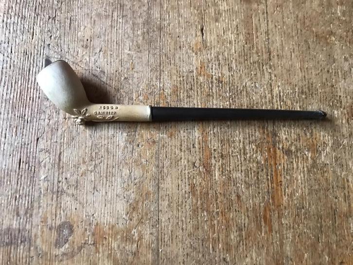 Kleipijp Gambier, Verzamelen, Rookartikelen, Aanstekers en Luciferdoosjes, Zo goed als nieuw, (Water)pijp, Ophalen of Verzenden