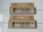 Flesjes glas (10 stuks) met led verlichting € 14,95, Ophalen, Nieuw