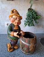 Laaf Loof met houten ton wijnvat bloempot Originele Efteling, Verzamelen, Efteling, Ophalen of Verzenden, Zo goed als nieuw, Beeldje of Poppetje