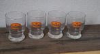 Chocomel glazen, Nutrica, vintage, 4 stuks samen 4 euro, Ophalen, Glas, Overige stijlen, Glas of Glazen