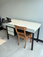 Zware werkbank met bankschroef, Ophalen, Zo goed als nieuw