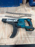 Makita accu 18v Gipsplaatschroefmachine met acculadder., Doe-het-zelf en Verbouw, Gereedschap | Boormachines, Ophalen, Gebruikt