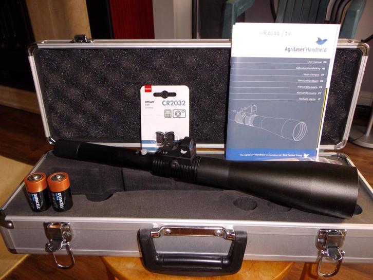 Agrilaser handheld 100-gebruikt tegen meeuwenoverlast, Dieren en Toebehoren, Vogels | Toebehoren, Zo goed als nieuw, Ophalen