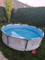 Zwembad Bestway Pro Steel Max, Tuin en Terras, Minder dan 80 cm, Rond, 300 cm of meer, Ophalen of Verzenden