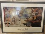 Ingelijste poster salvador dali the apotheosis/ in gesprek, Huis en Inrichting, Woonaccessoires | Schilderijen, Tekeningen en Foto's