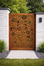 Cortenstaal Tuin Poorten, Ophalen of Verzenden, Zo goed als nieuw, 150 tot 200 cm, 200 cm of meer