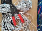 Utp kabel set incl tang, Computers en Software, Pc- en Netwerkkabels, Ophalen of Verzenden, Zo goed als nieuw