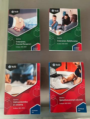 Verschillende KOB opleiding boeken beschikbaar voor biedingen