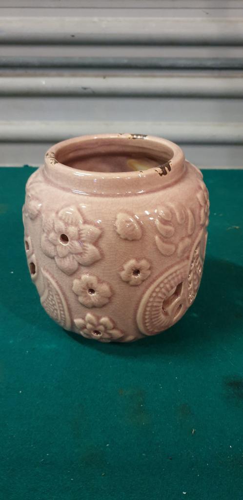 waxinelichthouder oud roze riverdale, Huis en Inrichting, Ophalen of Verzenden, 'T Olde Gre-j, Info@toldegrej.nl, Endepoelstraat 20f Didam