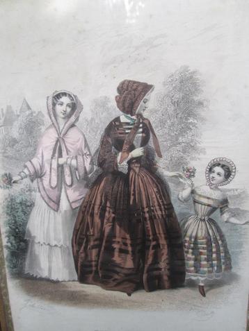 Mode Gravure Frans eind 19e eeuw Jules Wanid beschikbaar voor biedingen