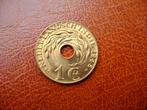 299) 1 Cent 1945p Munt Nederlands Indie, Koningin Wilhelmina, Ophalen of Verzenden, 1 cent, Losse munt