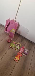 Houten verkleed pop, Kinderen en Baby's, Speelgoed | Houten speelgoed, Ophalen of Verzenden