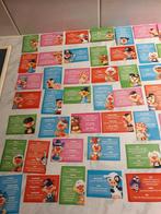 Efteling rode neuzen moppen stickers 48 verschillende Emté, Overige supermarkten, Ophalen of Verzenden