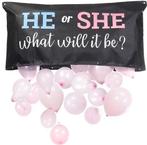 Ballon Gender Reveal Versiering meisje of jongen, Versiering, Ophalen of Verzenden, Zo goed als nieuw, Geboorte of Huwelijk