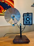 Tafellamp "Agfa Box", Gebruikt, Metaal, Ophalen of Verzenden, Minder dan 50 cm