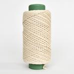 3 mm 1-ply macrame haak weef garen katoen touw naturel ecru, Nieuw, Ophalen of Verzenden