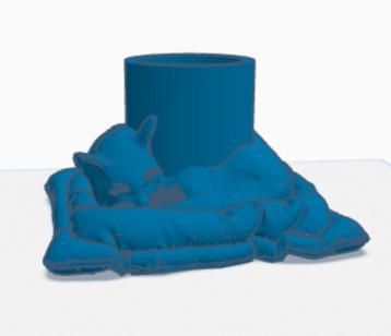 3d geprint katten plantenbak  beschikbaar voor biedingen