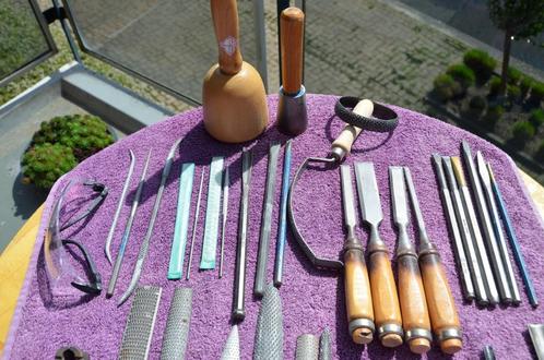 BEELDHOUWGEREEDSCHAP, Hobby en Vrije tijd, Knutselen, Zo goed als nieuw, Gereedschap of Toebehoren, Ophalen of Verzenden