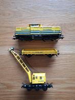 Marklin Gleisbau dieselbouwtrein set, Hobby en Vrije tijd, Wisselstroom, Ophalen of Verzenden, Märklin, Gebruikt