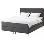 IKEA Dunvik boxspring, Huis en Inrichting, Slaapkamer | Boxsprings, Ophalen, Zo goed als nieuw, Tweepersoons, 160 cm