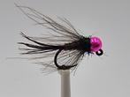 Tungsten Pheasant Tail CDC Fuchsia Barbless, Watersport en Boten, Hengelsport | Vliegvissen, Ophalen of Verzenden, Nieuw, Overige typen