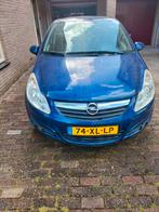 Opel Corsa 1.4 16V 5D 2007 Blauw, Auto's, 47 €/maand, Origineel Nederlands, Te koop, 5 stoelen