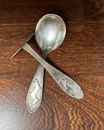 Oud kinderbestek terrier, Antiek en Kunst, Ophalen of Verzenden