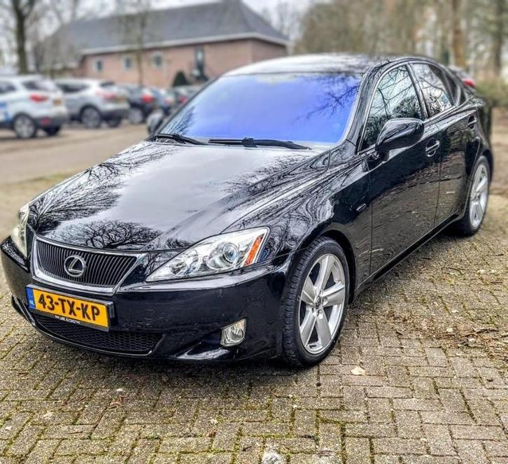Lexus IS 250 2.5 AUT 2007 Zwart, Auto's, Lexus, Particulier, IS, Benzine, E, Sedan, Automaat, Origineel Nederlands, Zwart, Leder