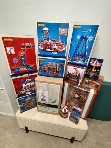 Lemax Kerstdorp Collectie - Diverse Attracties beschikbaar voor biedingen
