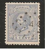 Nederland  nvph nr 19 met puntstempel 44, Postzegels en Munten, Postzegels | Nederland, Verzenden, T/m 1940, Gestempeld