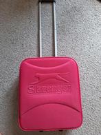 Slazenger roze koffer handbagage, Sieraden, Tassen en Uiterlijk, Koffers, Ophalen, Uitschuifbare handgreep, 50 tot 60 cm, Zo goed als nieuw