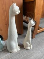 2 Poesen Beelden - Mat Wanders & Leeren Doedel, Ophalen of Verzenden, Gebruikt, Beton, Dierenbeeld
