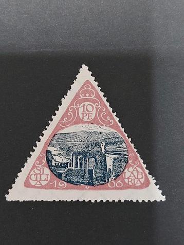 Italië cinderella sluitzegel aardbeving Calabria 1908 beschikbaar voor biedingen