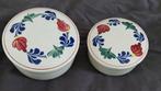 2 Boerenbonten bonbon schaaltjes, Huis en Inrichting, Keuken | Servies, Ophalen of Verzenden, Zo goed als nieuw, Aardewerk, Boerenbont