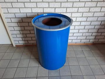 Afvalcontainer metaal 200 liter Partij beschikbaar voor biedingen