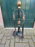 Haardstel met gereedschap, Huis en Inrichting, Haarden, Ophalen of Verzenden, Gebruikt, Vrijstaande haard, Overige soorten