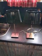 Schemerlampjes set met organza kapjes en spaarlampen, Ophalen, Gebruikt, Minder dan 50 cm