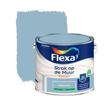 Muurverf Flexa - Grijs blauw (3 potten van 2,5 liter) beschikbaar voor biedingen