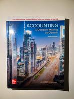 Accounting for Decision Making and Control (10th Edition), Boeken, Ophalen of Verzenden, Zo goed als nieuw